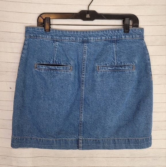 WE THE FREE FRONT POCKET BUTTON FRONT DENIM SKIRT, SZ 31 - Picture 7 of 13